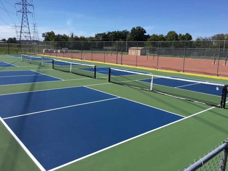 photo of a pickleball court